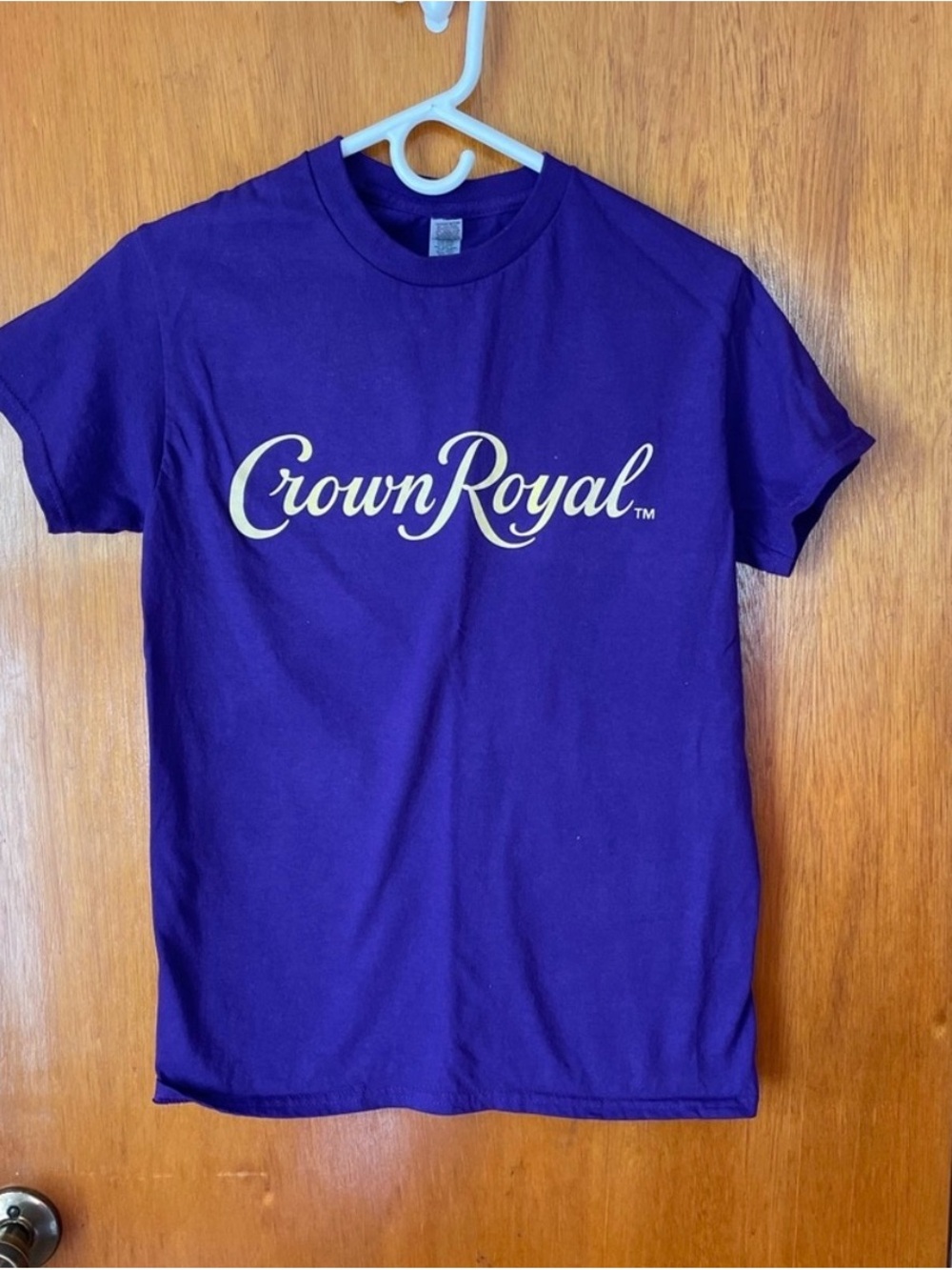 Crown Royal Logo Tee in Purple